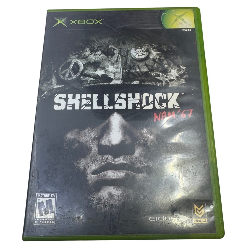 Shellshock Nam 67 Xbox Video Game Original Microsoft Eidos 2004 Mature ESRB